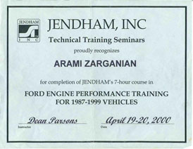 Aram Moushekh- 7-hours course JENDHAM INC